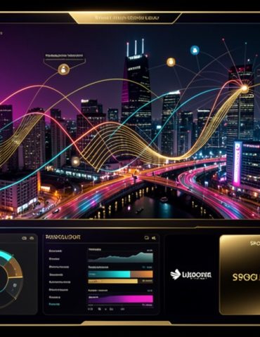Abstract JetSetFM sponsor flight plan with radio, web, app, and social promotion visuals.